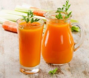 Carrot support to process of losing weight