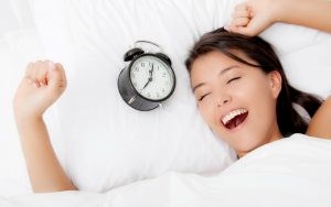 You should sleep at least seven hours at night